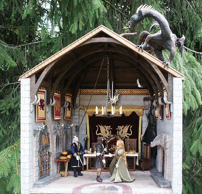 Dragon-themed Medieval Castle Dining Hall